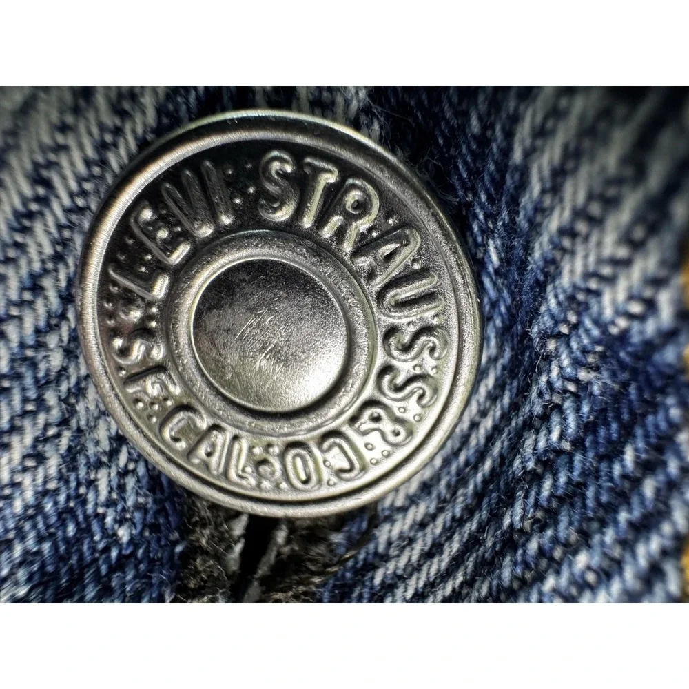 Levi's 550 Jeans Mens 50x30 Blue Relaxed Tapered Fit Light Wash Denim Casual